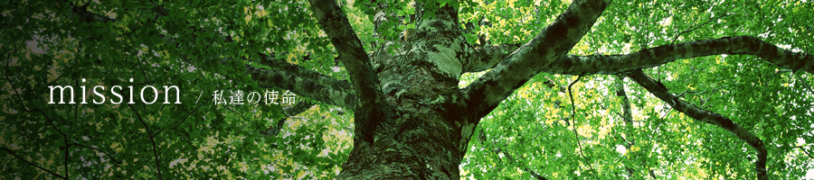 mission / 私達の使命